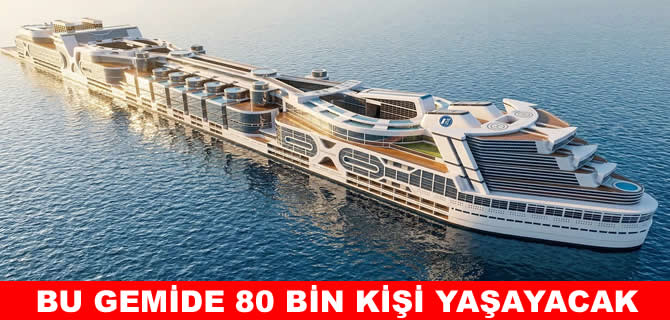 Freedom Ship ile 80 bin kişi denizde yaşayacak