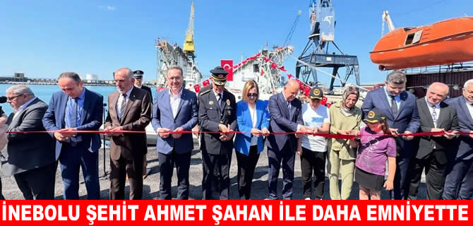 İnebolu kıyıları şehit Ahmet Şahan kontrol botu ile daha emniyette