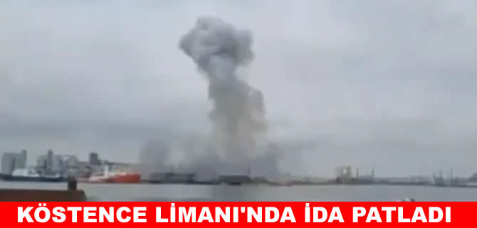 Köstence Limanı’nda insansız deniz aracı patladı