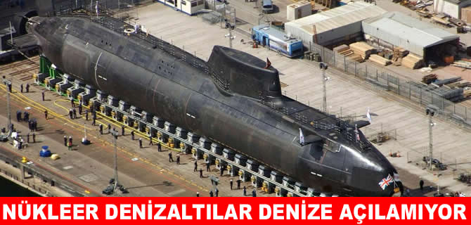 İngiliz donanmasında kriz: Nükleer denizaltılar denize açılamıyor