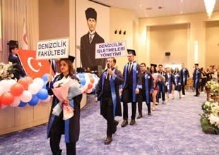 BEUN'da denizcilik mezunları geleceğe adım attı