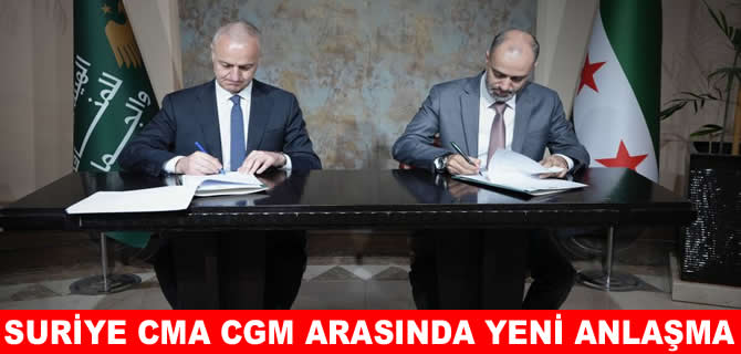 Suriye’de 2 kuru yük limanı CMA CGM’ya emanet