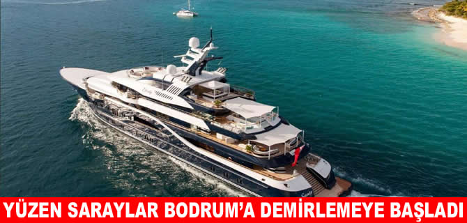 Suudi Kraliyet Ailesi’nin 150 milyon dolarlık yüzen sarayı Bodrum'da