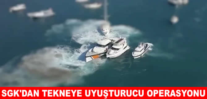 İzmir'de Sahil Güvenlik'ten tekneye narkotik operasyonu