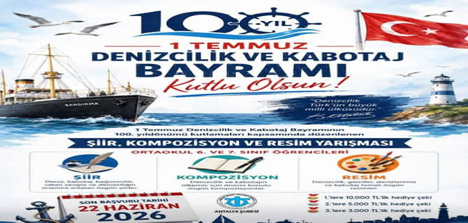 DTO Antalya’dan ‘Mavi Vatan’ Yarışması