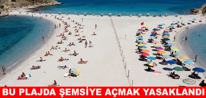 Sardinya'da plajda şemsiye açmak yasaklandı, tartışmalar büyüyor