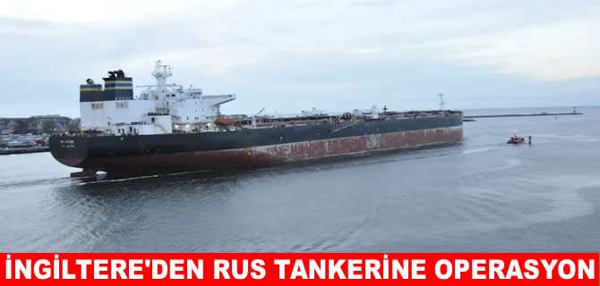 İngiltere’den Rus gölge filo tankerine müdahale