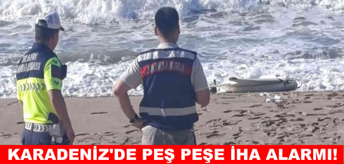 Trabzon’dan sonra Bartın’da da İHA kıyıya vurdu