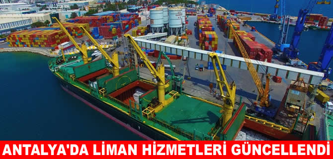 Antalya'da liman hizmetleri 1 Temmuz’dan itibaren zamlı