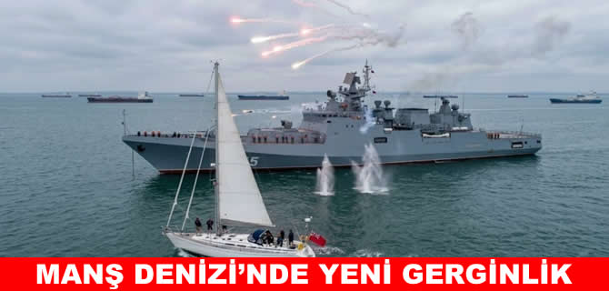 Rus fırkateyninden İngiliz bayraklı yata uyarı ateşi
