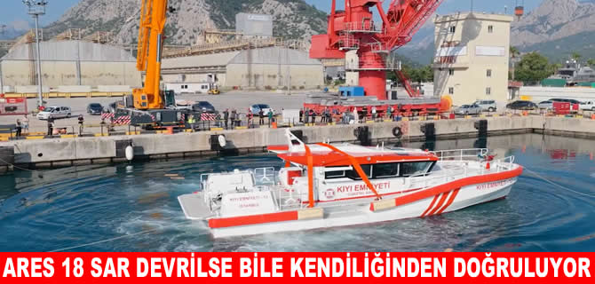 ARES 18 SAR botu kendiliğinden doğrulma testini tamamladı