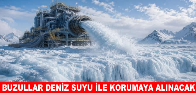 Kuzey Kutbu'nda deniz suyu ile buzlar kalınlaştırılacak