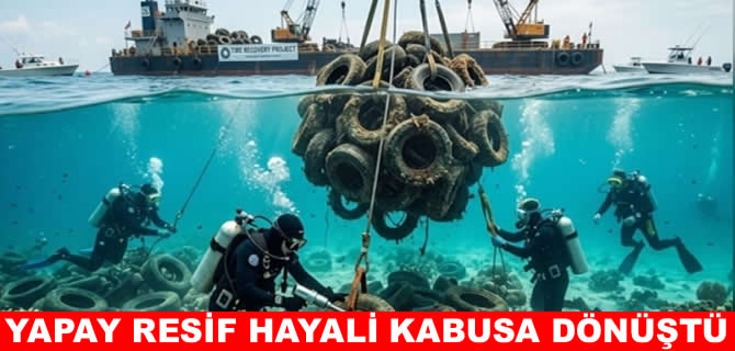 ABD’de lastik faciası: Yapay resif hayali kabusa döndü