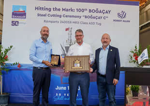 SANMAR 100’üncü Boğaçay’ın inşasına başladı