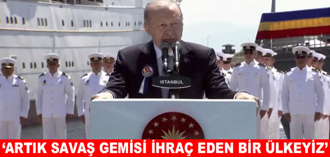 Türkiye tarihinde ilk kez NATO ve AB üyesi ülkeye savaş gemisi ihraç etti