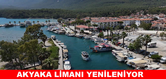 Akyaka Limanı yenileme çalışmaları tamamlandı