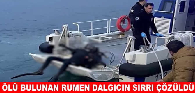 Rumen dalgıç uyuşturucu için gemi altına daldı, hayatını kaybetti