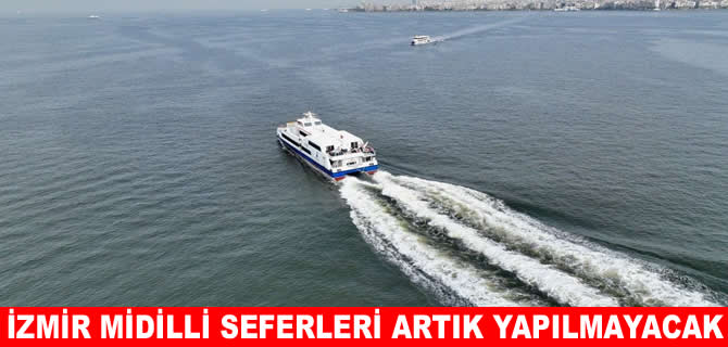 Alsancak-Midilli feribot seferleri iptal edildi