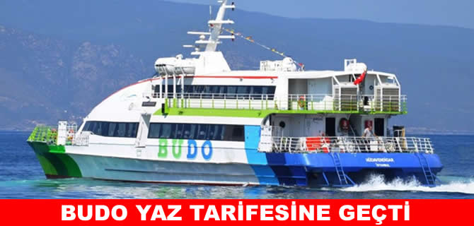 Yaz sezonu başladı, BUDO tarifesi yenilendi!