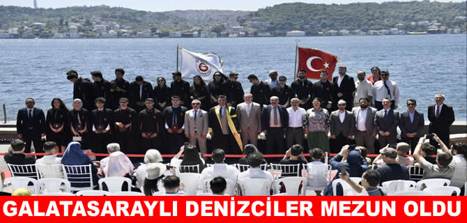 Tamer Kıran Galatasaraylı denizcilerin mezuniyet töreninde