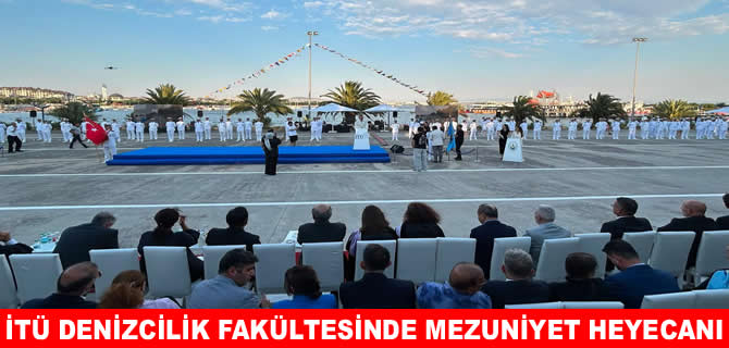 İTÜ'lü denizciler mezuniyet mutluluğu yaşadı