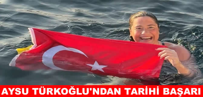 Milli sporcu Aysu Türkoğlu'ndan yeni rekor