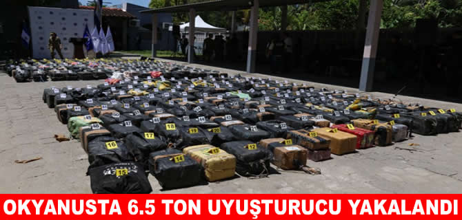 Pasifik Okyanusu’nda 6.5 ton uyuşturucu yakalandı