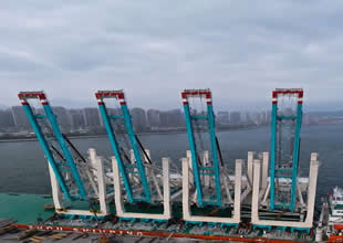 Safiport filosuna 4 Ship-to-Shore (STS) vinç daha kattı