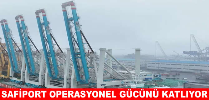 Safiport filosuna 4 Ship-to-Shore (STS) vinç daha kattı