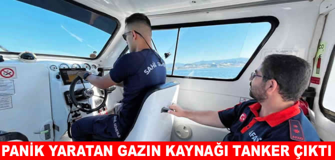 Çınarcık’ta panik yaratan gaz kokusunun kaynağı tanker çıktı