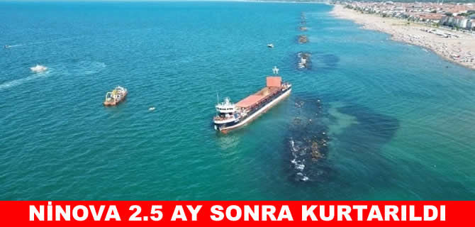 Karasu’da karaya oturan Ninova kurtarıldı