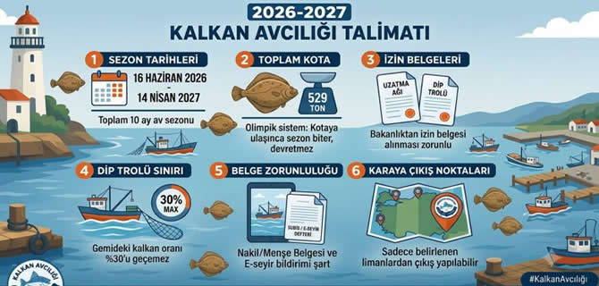 Kalkan avcılığında yeni kurallar ve kotalar açıklandı