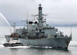 İngiliz Donanma gemisi HMS Montrose’in son yolculuğu Aliağa’ya