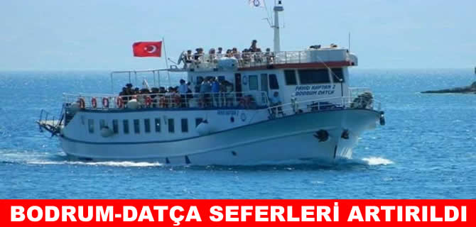 Bodrum–Datça feribot seferleri artırıldı