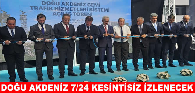 Doğu Akdeniz Gemi Trafik Hizmetleri Sistemi Mağusa’da açıldı