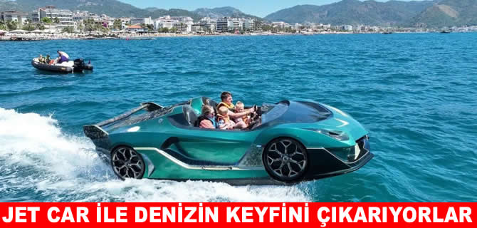 Marmaris'te sezon açıldı: Jet car en çok tercih edilen aktivite