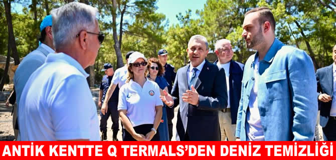 Q Terminals Antalya’nın denizini temizledi!