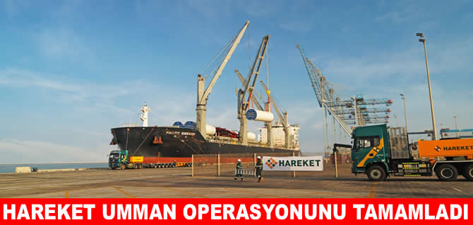 Hareket, Umman’daki rüzgar enerjisi operasyonunu tamamladı