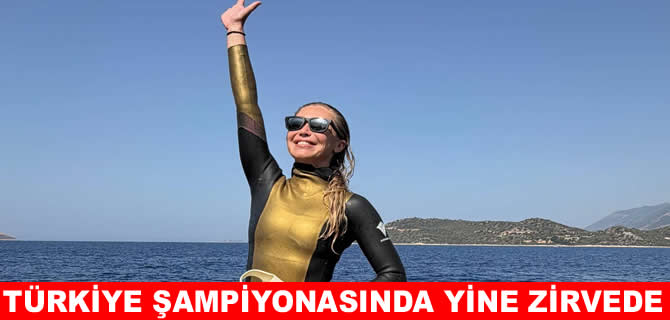 Şahika Ercümen dalışta yine zirveye çıktı