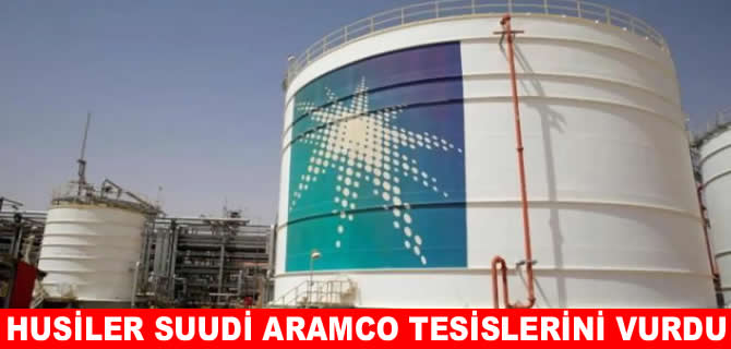 Husiler, Suudi Arabistan'da Aramco tesislerine füze yağdırdı