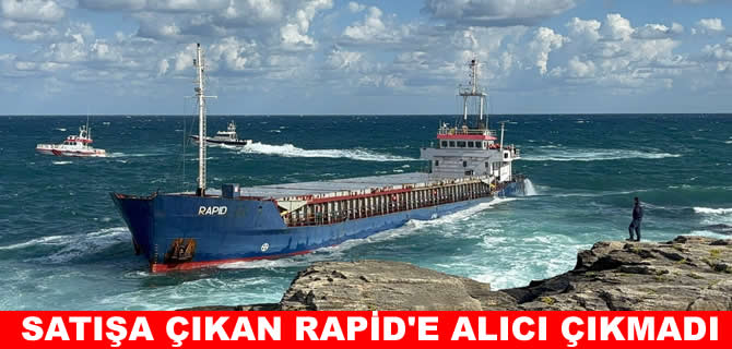 Kandıra'da karaya oturan Rapid elde kaldı