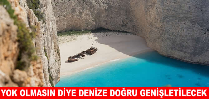 Ünlü Batık Gemi Plajı 30 metre genişletilecek