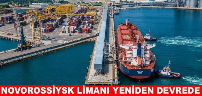 Rusya’nın Novorossiysk Limanı yeniden faaliyete geçti