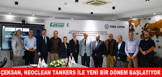 Çeksan Tersanesi, çevreci kimyasal tanker projesine başlıyor