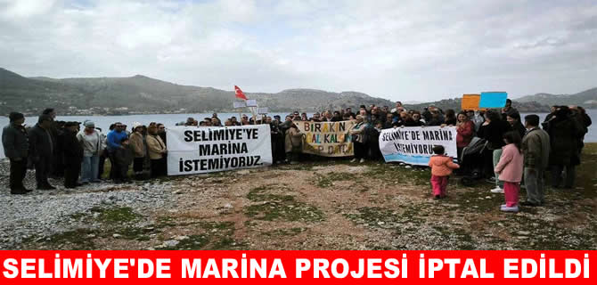 Marmaris Selimiye'deki marina projesi iptal edildi