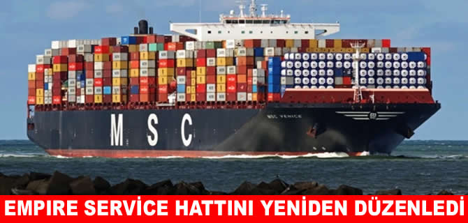 MSC, Empire Service hattını yeniden düzenledi