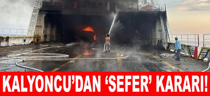 Kalyoncu’dan ‘Sefer’ kararı!