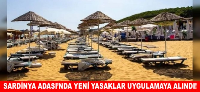 Sardinya Adası'nda yeni yasaklar uygulamaya alındı!