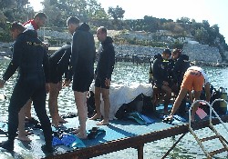 Büyükada'da su altı temizliği