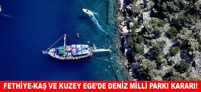 Fethiye-Kaş ve Kuzey Ege’de Deniz Milli Parkı kararı!